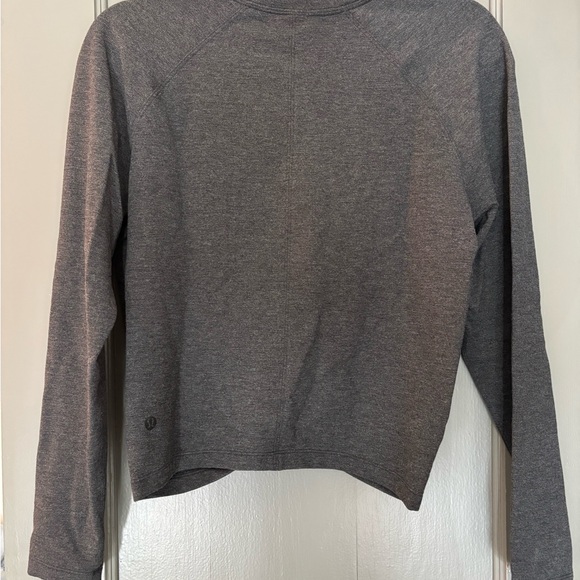 lululemon athletica Charcoal tuck and gather pullover - Picture 3 of 4